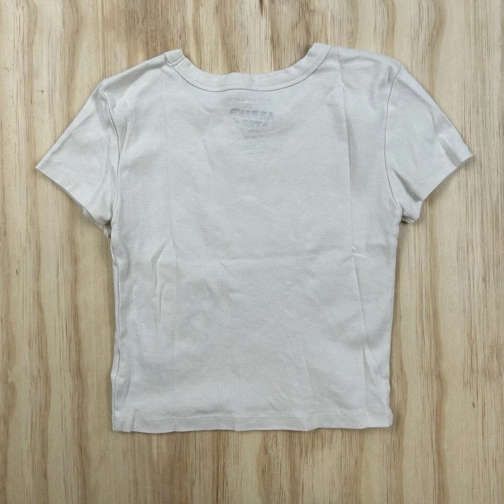 American Eagle Sublime Sun Graphic M Cropped T Shirt 90s Grunge Indie Sleaze - Picture 4 of 8